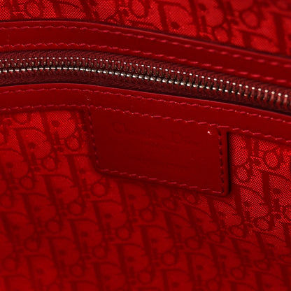 Christian Dior Patent Cannage Large Lady Dior Red 6 of 9