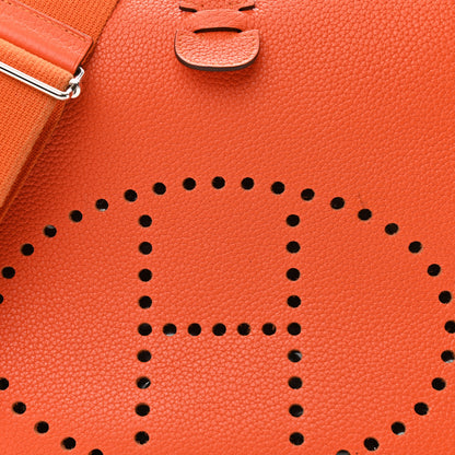 Hermes Taurillon Clemence Evelyne III GM Orange 8 of 18