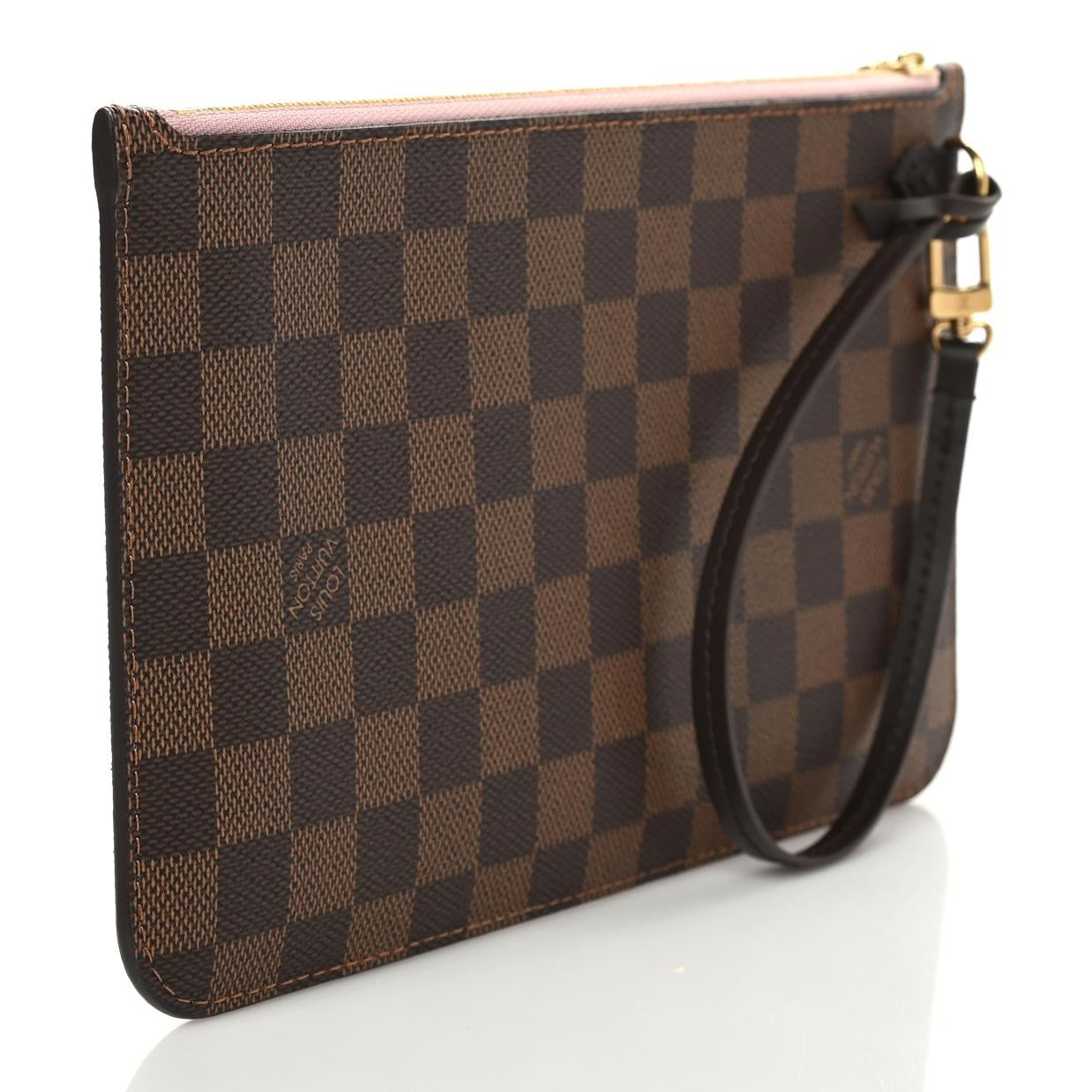 Damier Ebene Neverfull MM GM Pochette Rose Ballerine