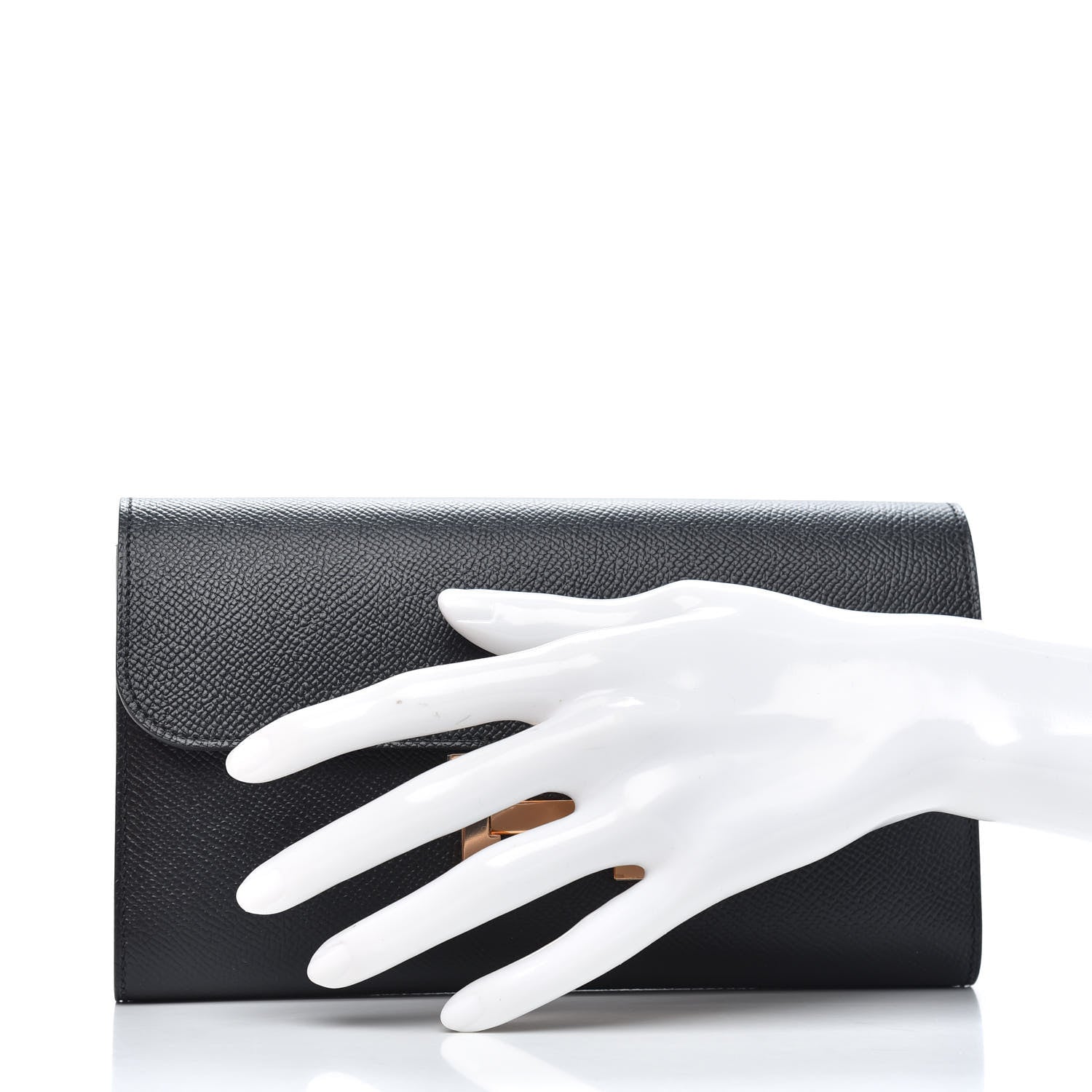 Hermes Epsom Constance Long Wallet Black 2 of 9