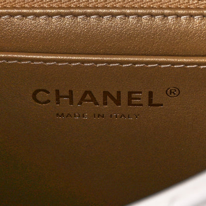 Chanel Lambskin Quilted Mini Pearl Crush Flap White 6 of 13
