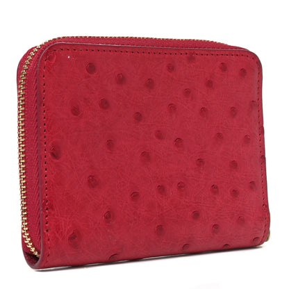 Louis Vuitton Ostrich Zippy Coin Purse Magenta 3 of 6