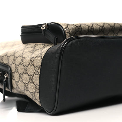 Gucci GG Supreme Monogram Medium Backpack Black 9 of 10