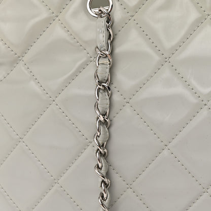 Chanel Vinyl Quilted Large In The Business Tote Light Grey 16 of 20