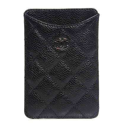 Chanel Caviar Quilted iPhone Case Black 1 of 6