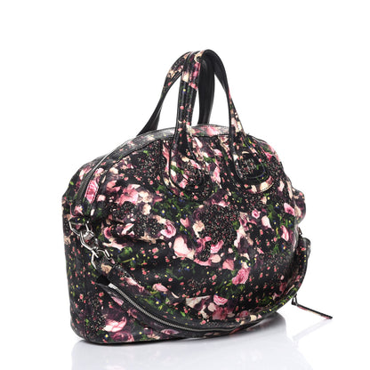 Givenchy Lambskin Roses Camouflage Print Medium Nightingale Black 4 of 8