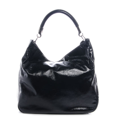 Saint Laurent Patent Large Roady Hobo Black 1 of 7
