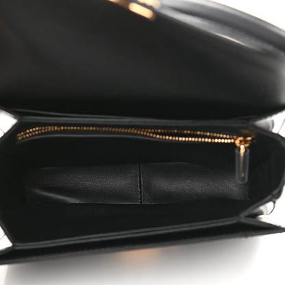 Celine Shiny Calfskin Teen Triomphe Black 4 of 10