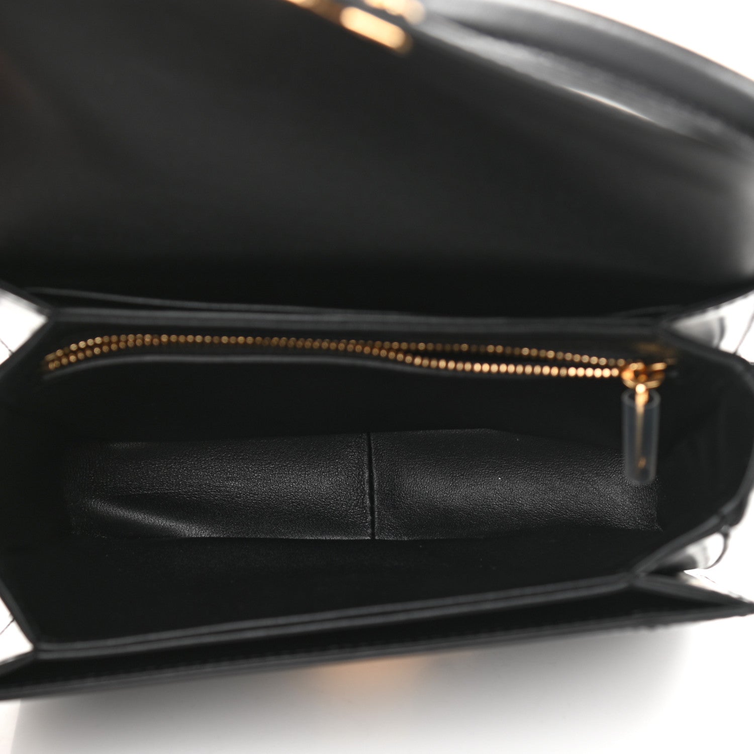 Celine Shiny Calfskin Teen Triomphe Black 4 of 10