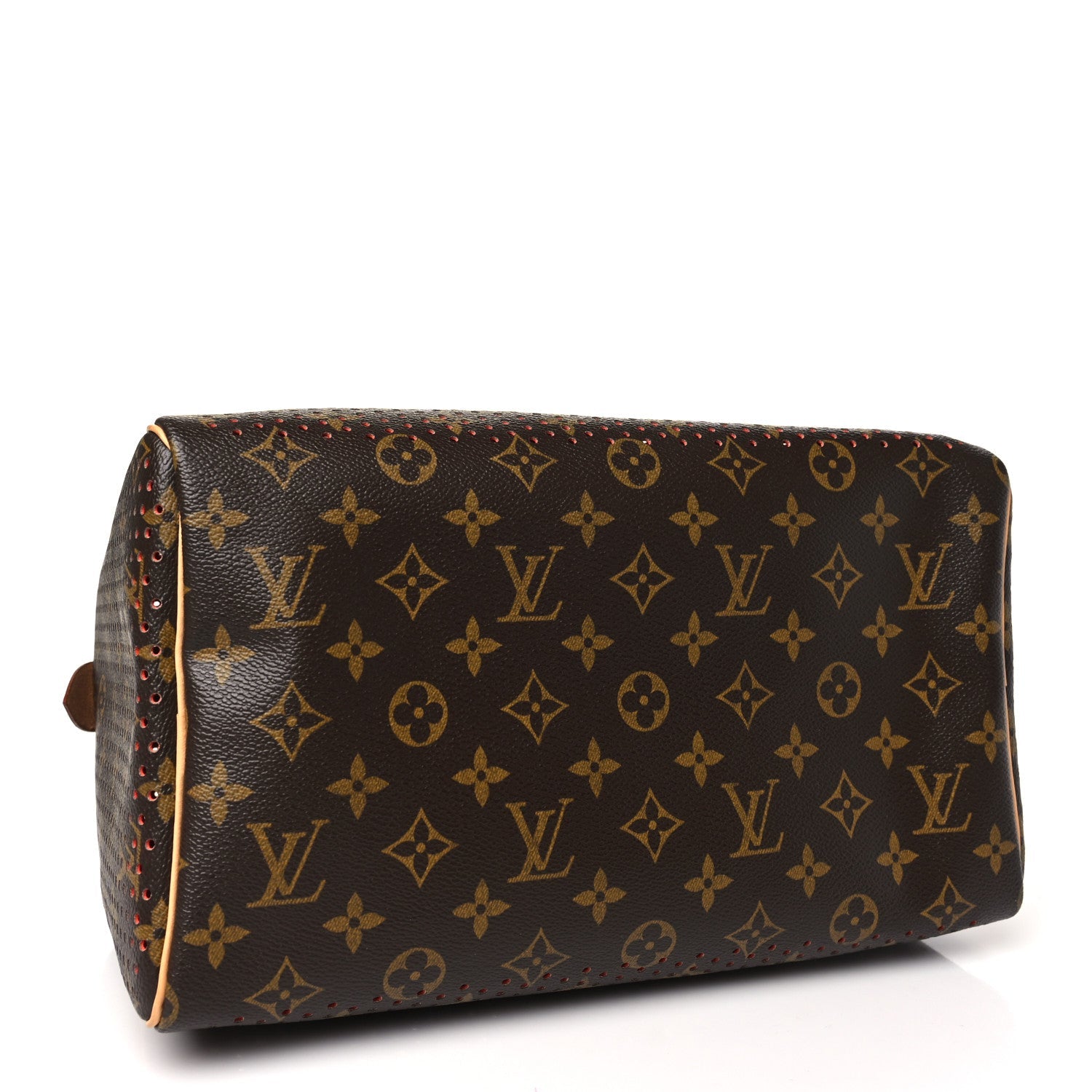 Louis Vuitton Monogram Perforated Speedy 30 Orange 4 of 9