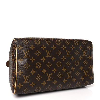 Louis Vuitton Monogram Perforated Speedy 30 Orange 4 of 9