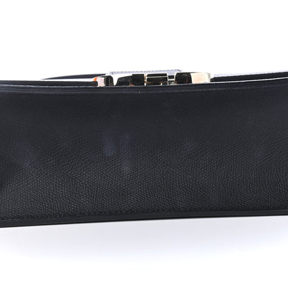 Christian Dior Grained Calfskin Embossed 30 Montaigne Chain Flap Bag Black 9 of 10