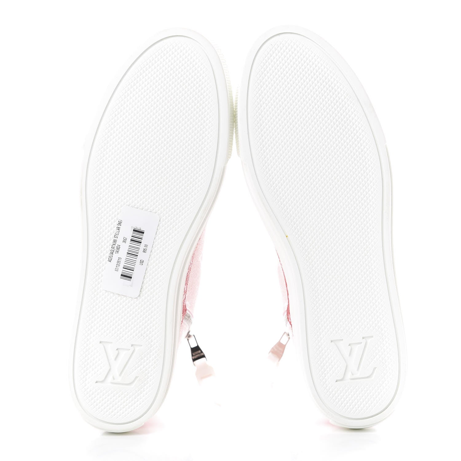 Louis Vuitton Monogram Giant Stellar Sneaker Boots 38 Rose Rouge 5 of 8