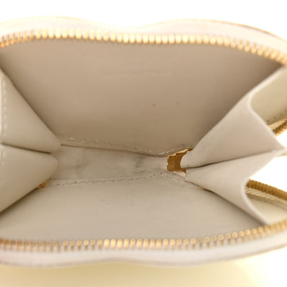 Louis Vuitton Vernis Heart Coin Purse Blanc Corail 5 of 8