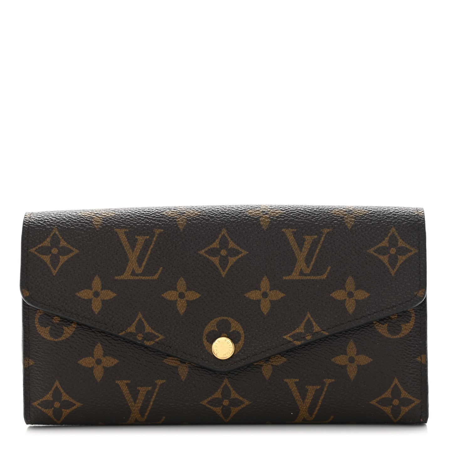 Monogram Sarah Wallet NM Coquelicot