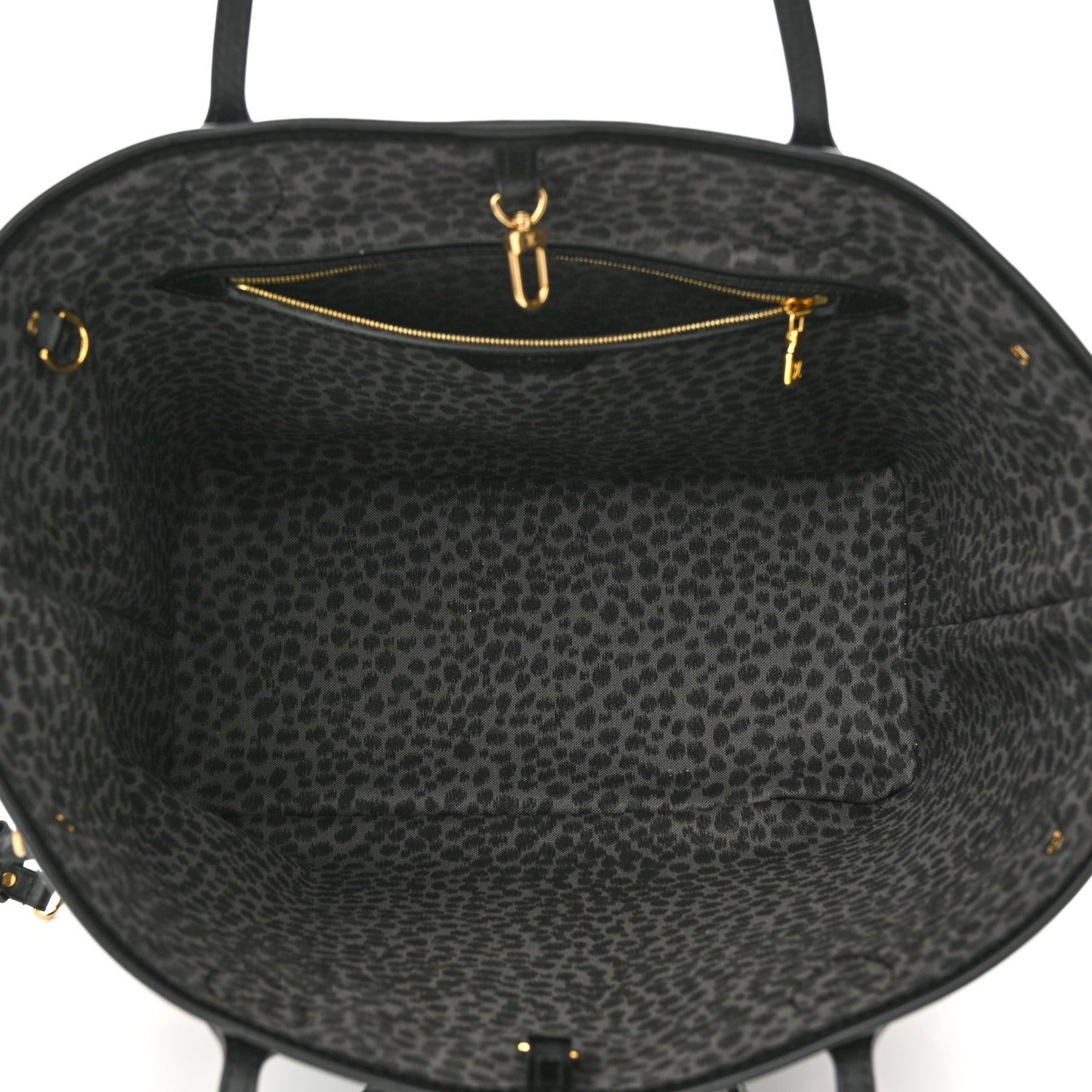 Monogram Giant Wild at Heart Neverfull MM Black