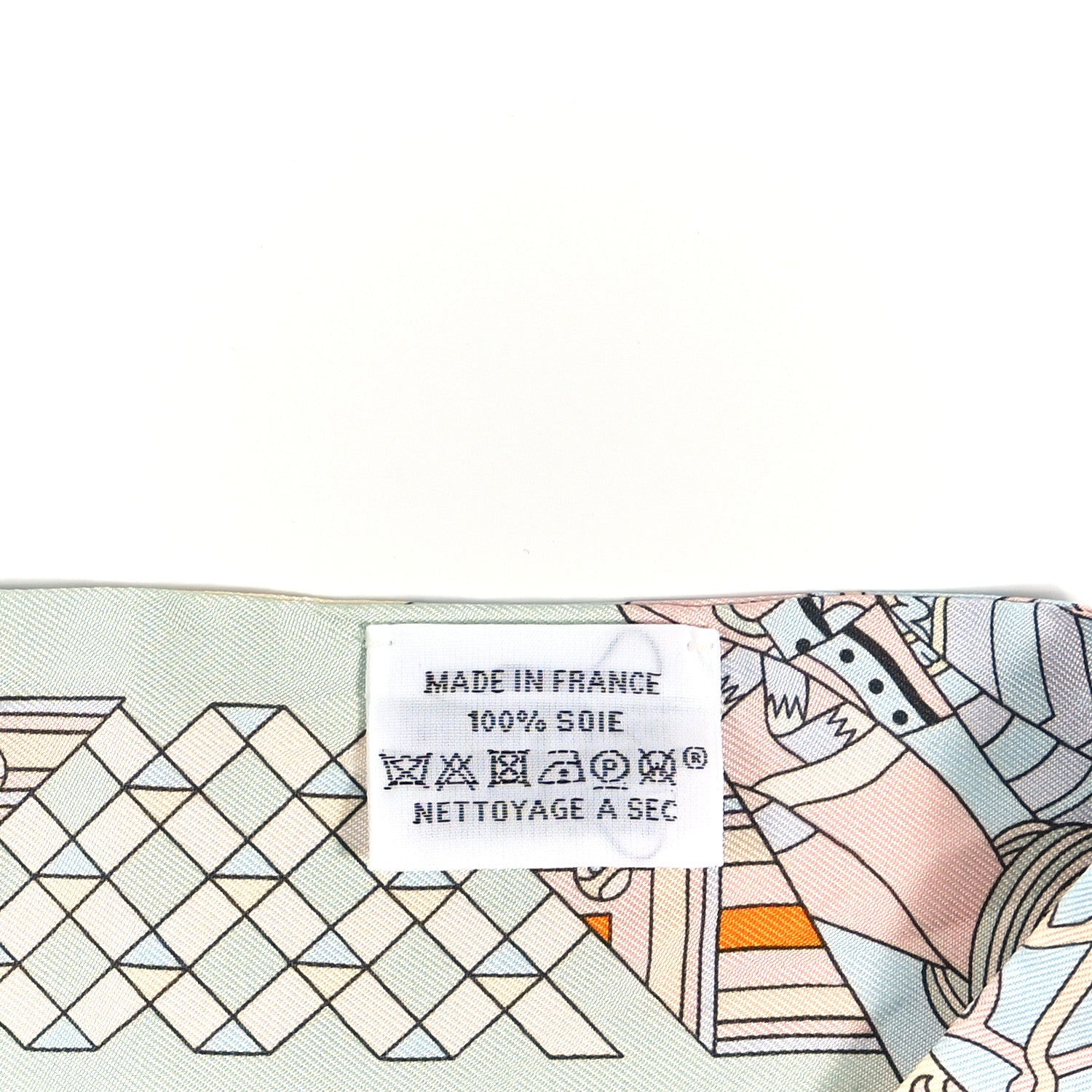 Hermes Silk De l'Ombrelle Aux Duels Twilly Ciel Rose Pale Orange 3 of 3