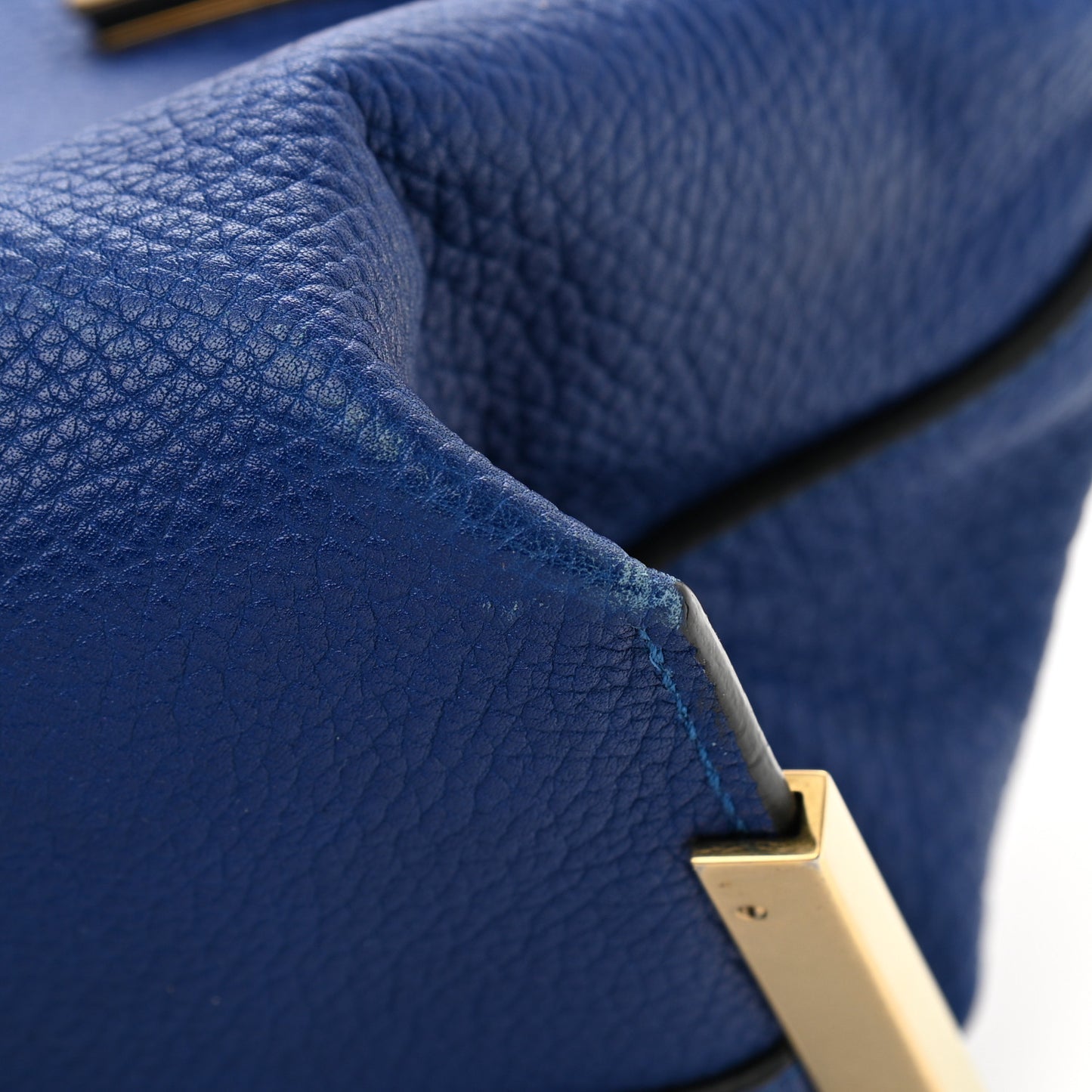 Calfskin Large Charlotte Tote Majesty Blue