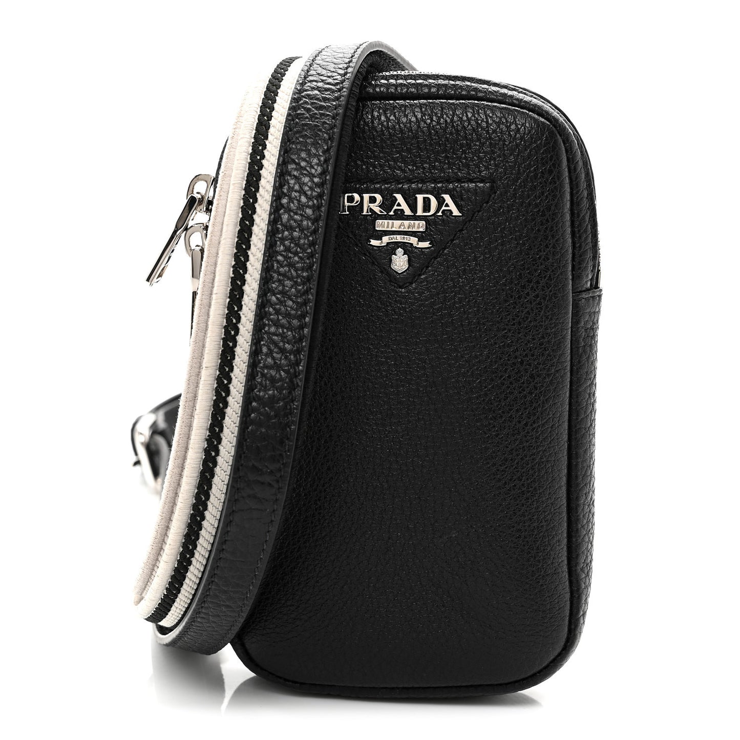 Vitello Daino Soft Mini Crossbody Bag Black