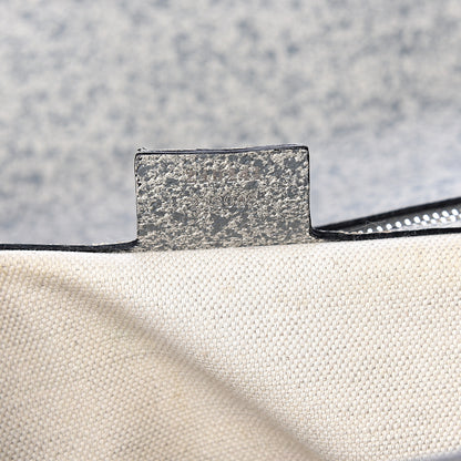 Gucci Calfskin Large New Bamboo Top Handle Bag Light Grey 6 of 10