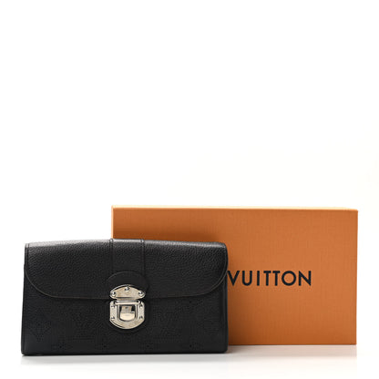 Louis Vuitton Mahina Iris Wallet Black 9 of 9