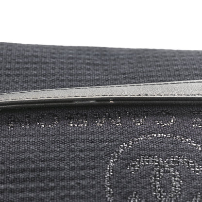 Chanel Mixed Fibers Small Deauville Tote Black 11 of 12