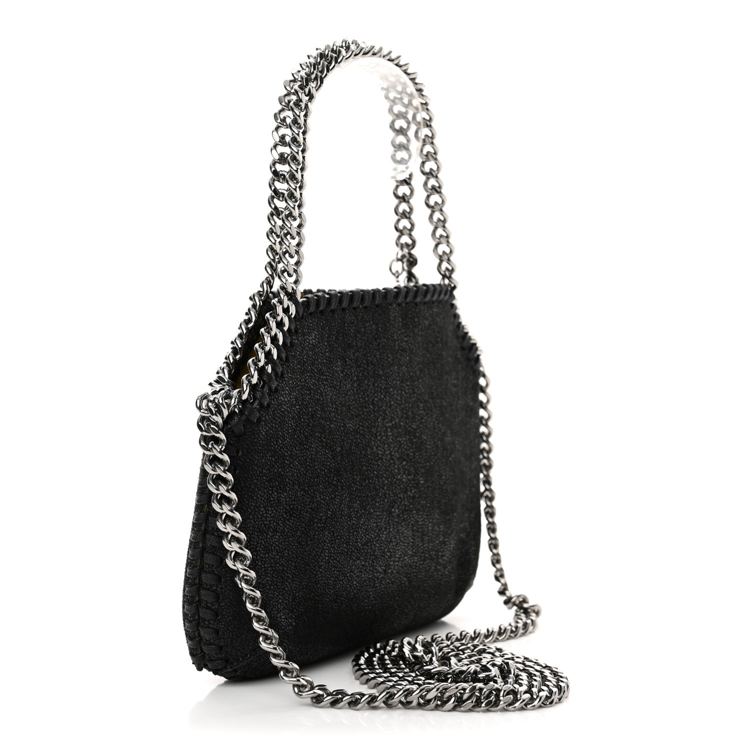 Stella McCartney Shaggy Deer Tiny Shoulder Bag Black 3 of 9