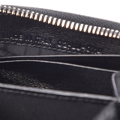 Christian Dior Lambskin Cannage Mini Lady Dior Zip Portemonnaie Black 7 of 9
