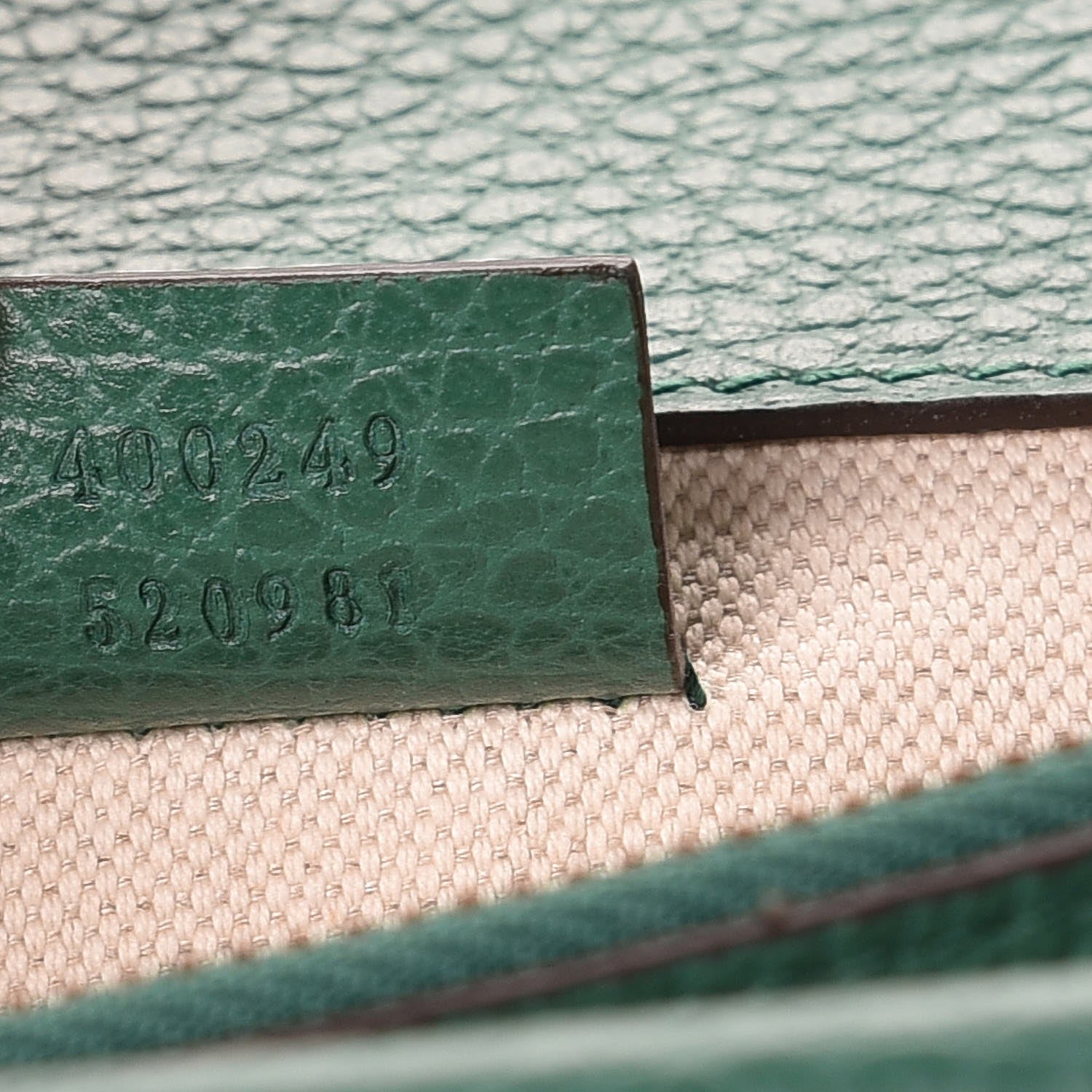 Gucci Pebbled Calfskin Small Dionysus Shoulder Bag Emerald 7 of 7