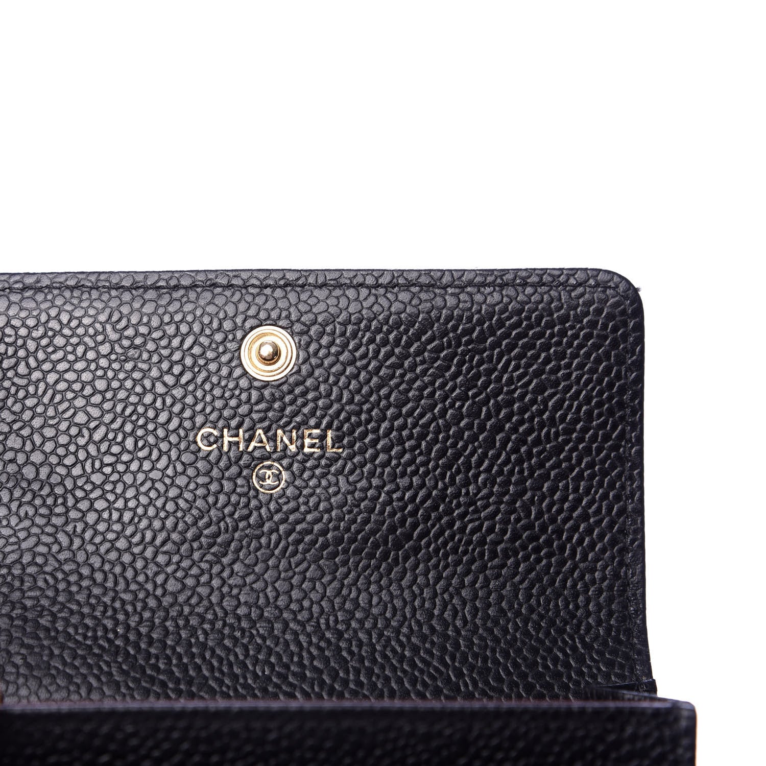 Chanel Caviar Quilted Flap Card Holder Black 7 of 8