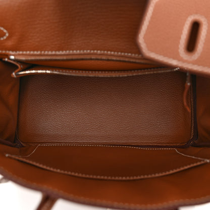Hermes Togo Birkin 25 Gold 5 of 12