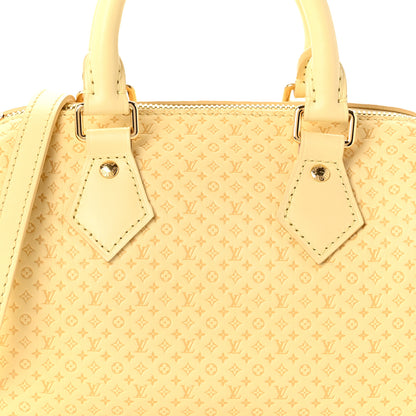 Louis Vuitton Calfskin Minigram Speedy Bandouliere 20 Banane 7 of 9