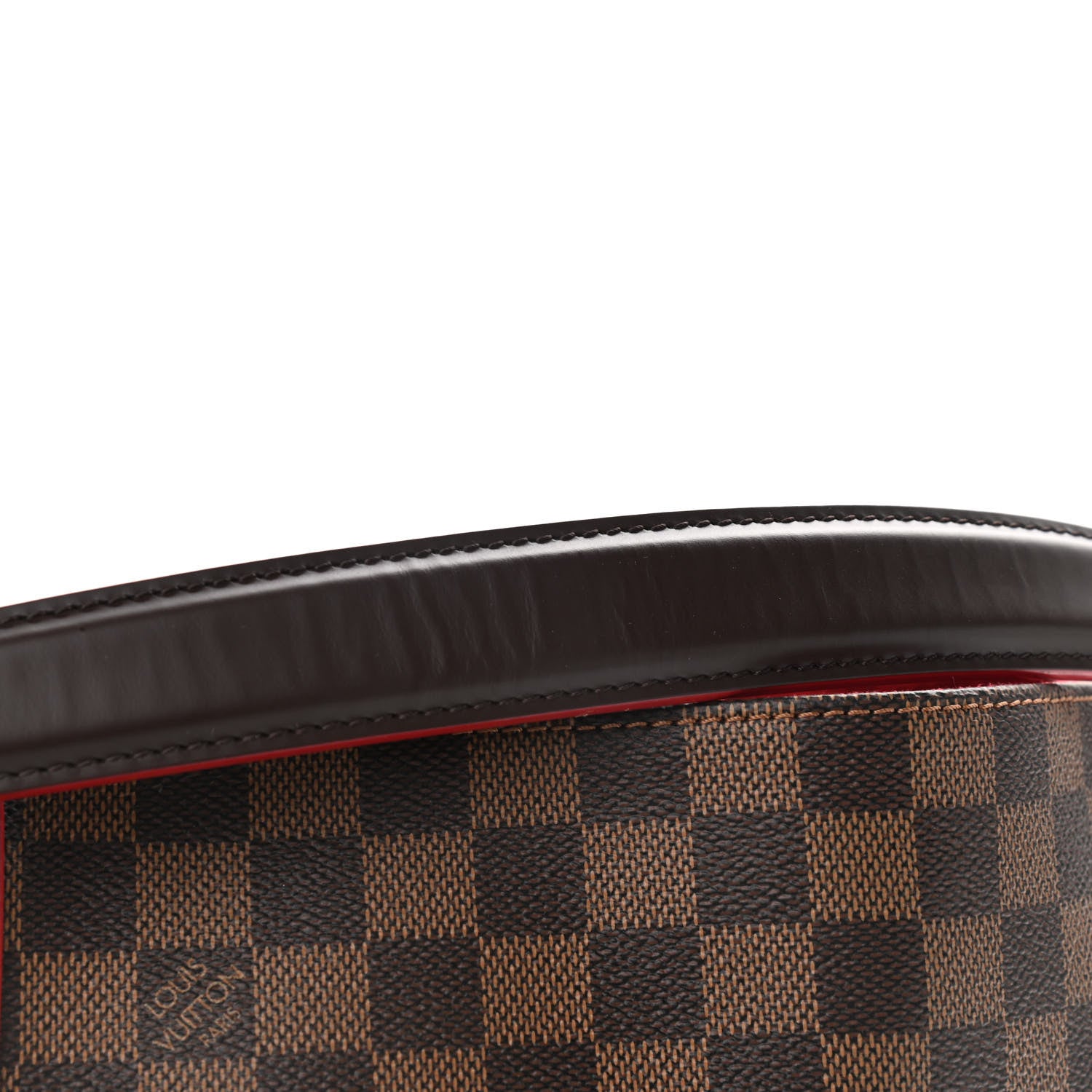 Louis Vuitton Damier Ebene Caissa Hobo Cherry 8 of 11
