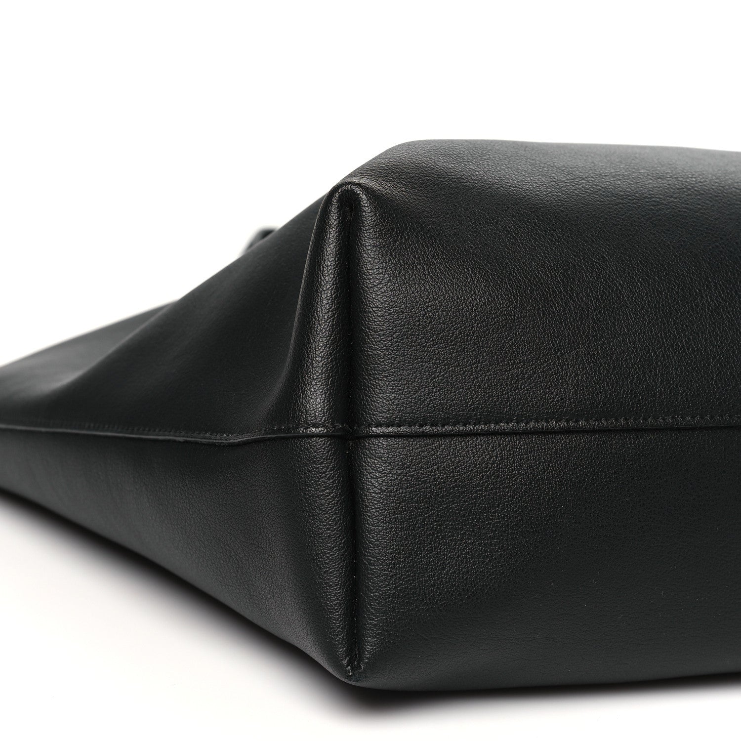 Saint Laurent Calfskin Large Shopping Tote Black 9 of 10