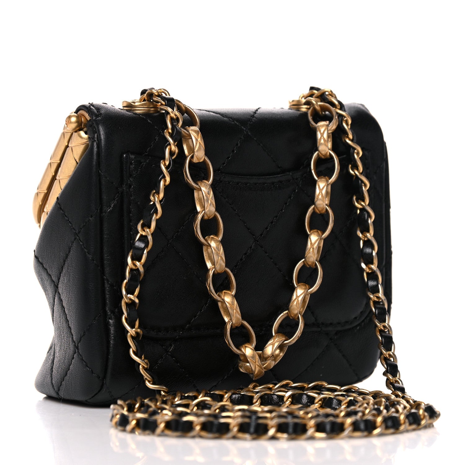 Chanel Lambskin Quilted Small My Crush Bag Black 2 of 10