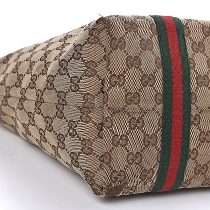 Gucci Monogram Large Jolicoeur Tote Brown 16 of 18