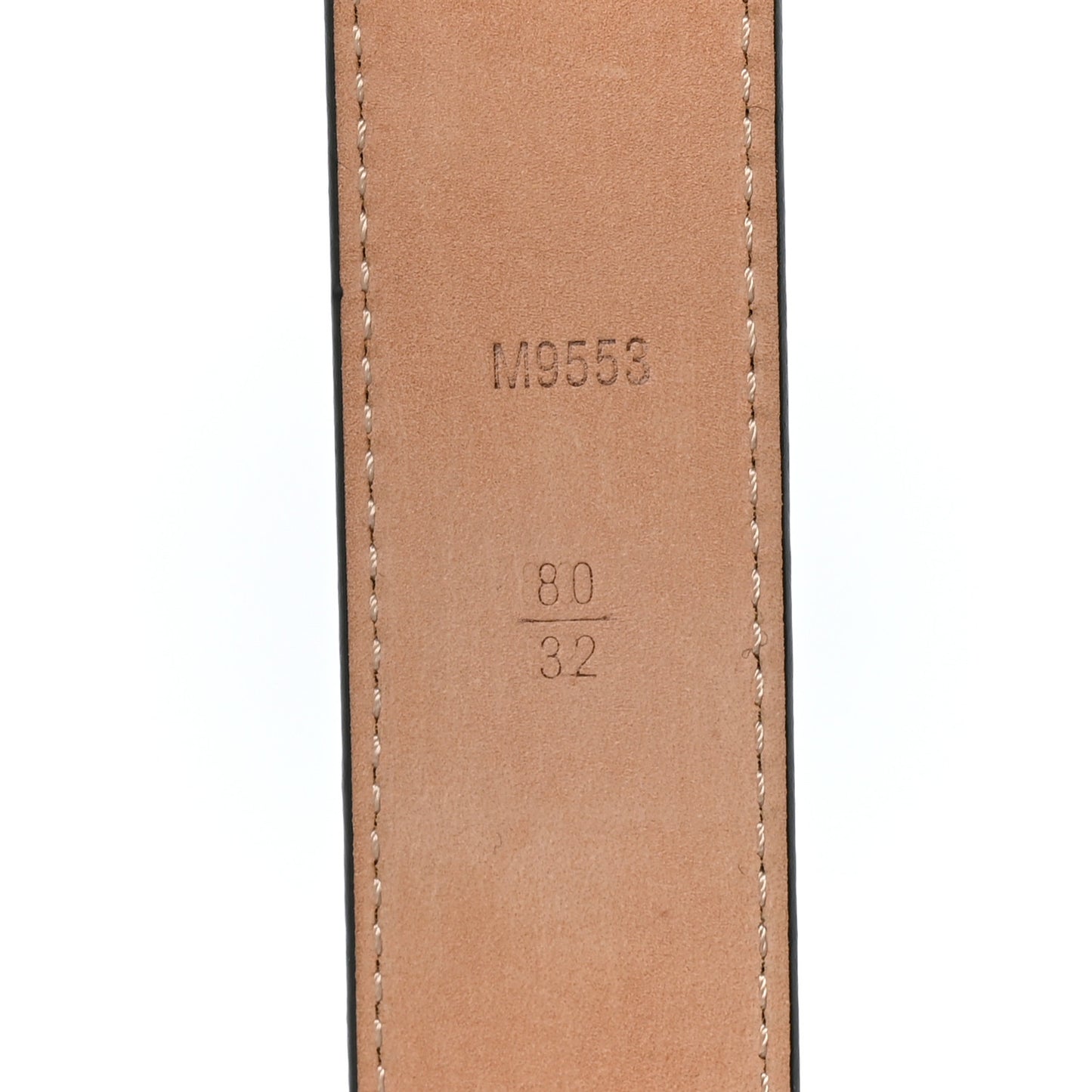 Epi 30mm LV Initiales Belt 80 32 Black