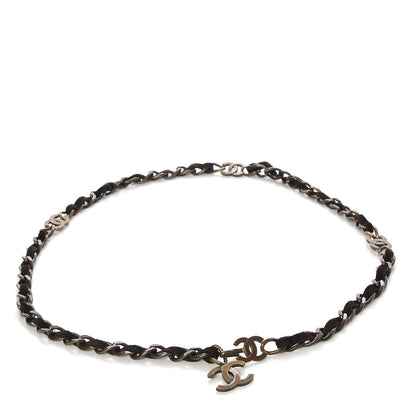 Chanel Suede CC Chain Belt Brown 3 of 5