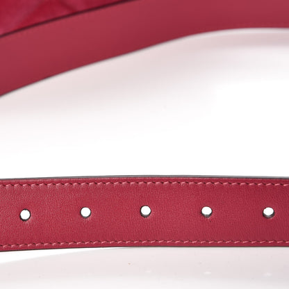 Gucci Velvet Matelasse GG Marmont Belt Bag 75 30 Light Raspberry Rose 11 of 12