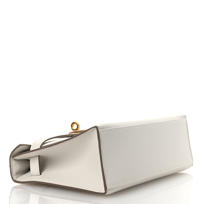 Hermes Swift Kelly Pochette Clutch Parchemin Craie 4 of 12