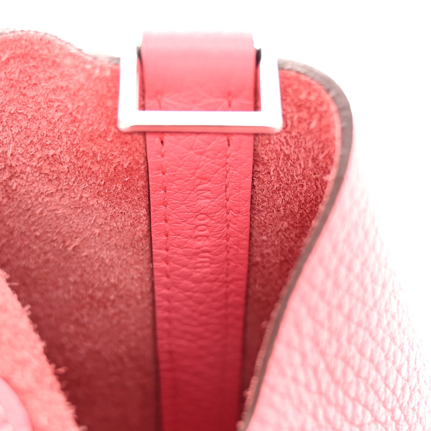 Hermes Taurillon Clemence Picotin Lock 22 MM Rose Azalee 7 of 11