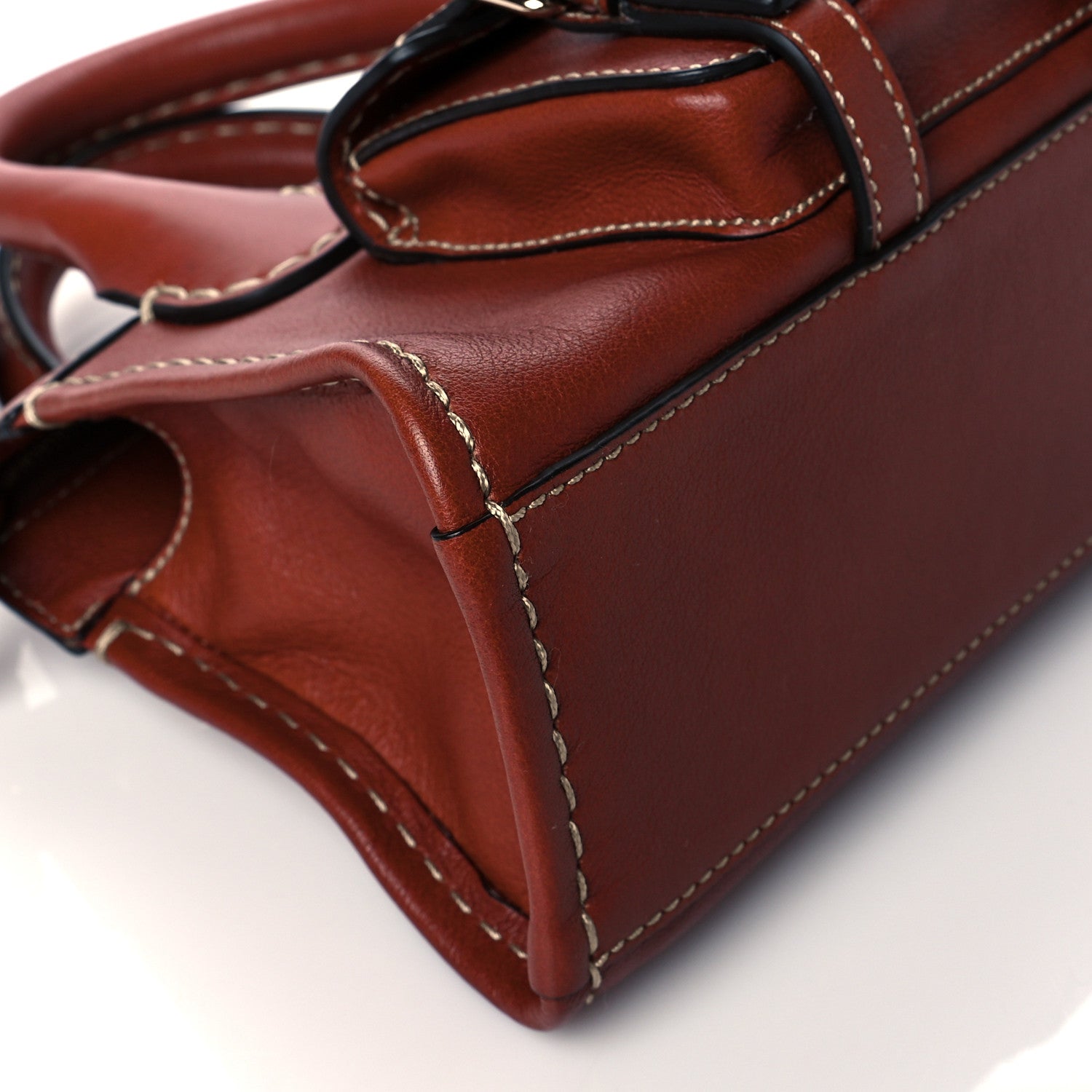 Chloe Buffalo Mini Edith Sepia Brown 9 of 10