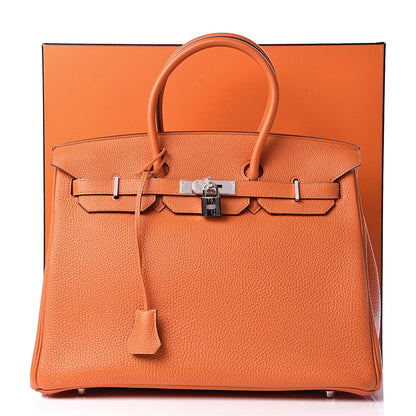 Hermes Togo Birkin 35 Orange 12 of 12