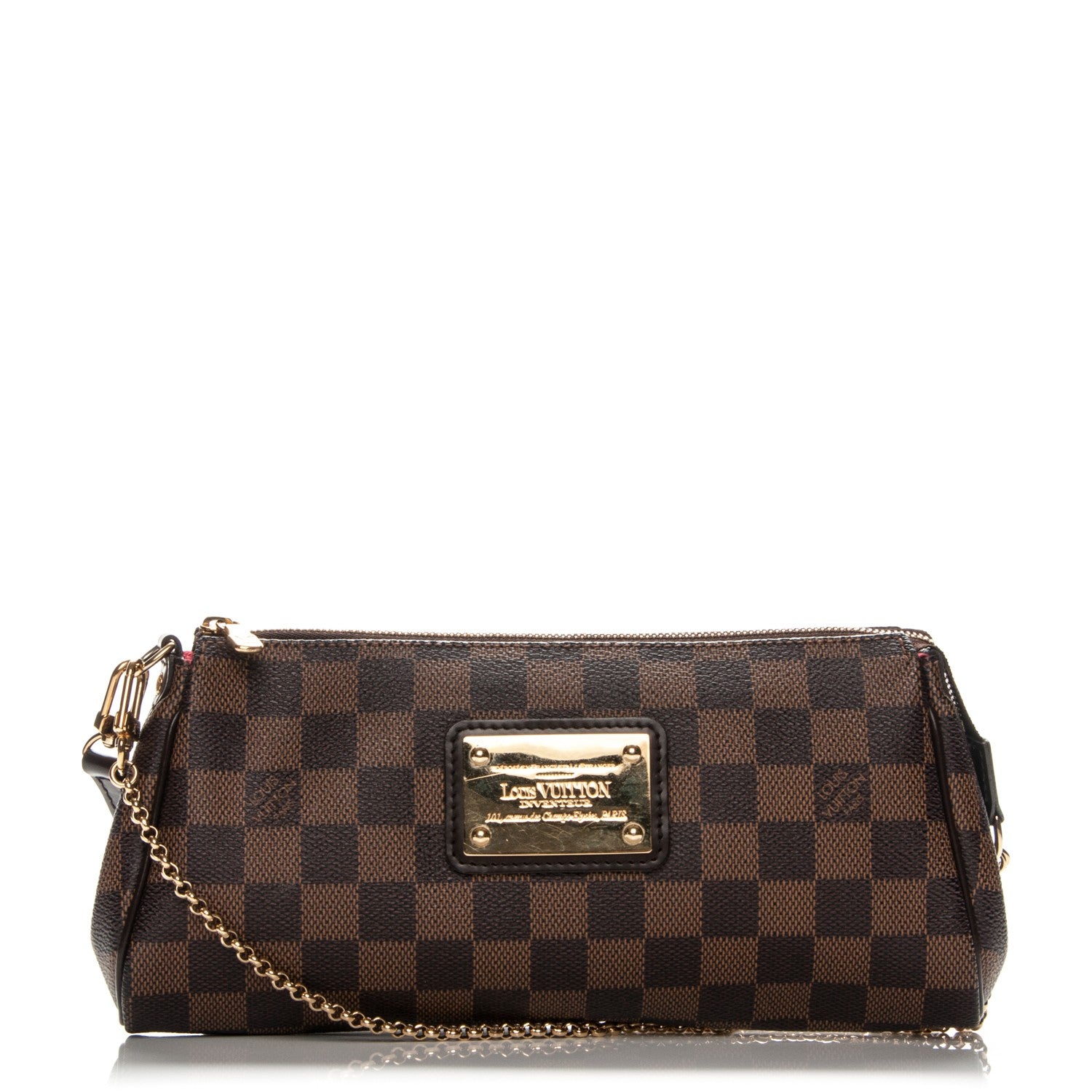 Louis Vuitton Damier Ebene Eva Clutch 1 of 7