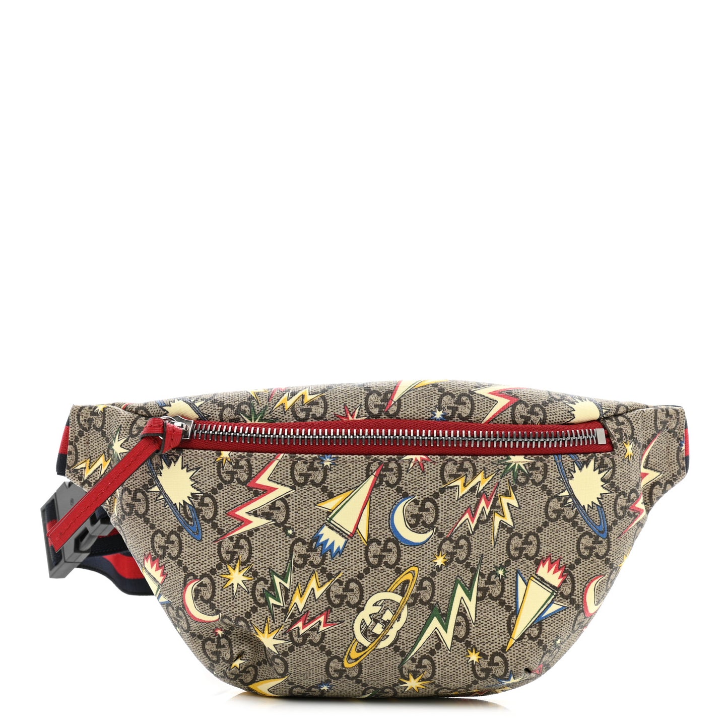 GG Supreme Monogram Childrens Space Print Belt Bag Multicolor
