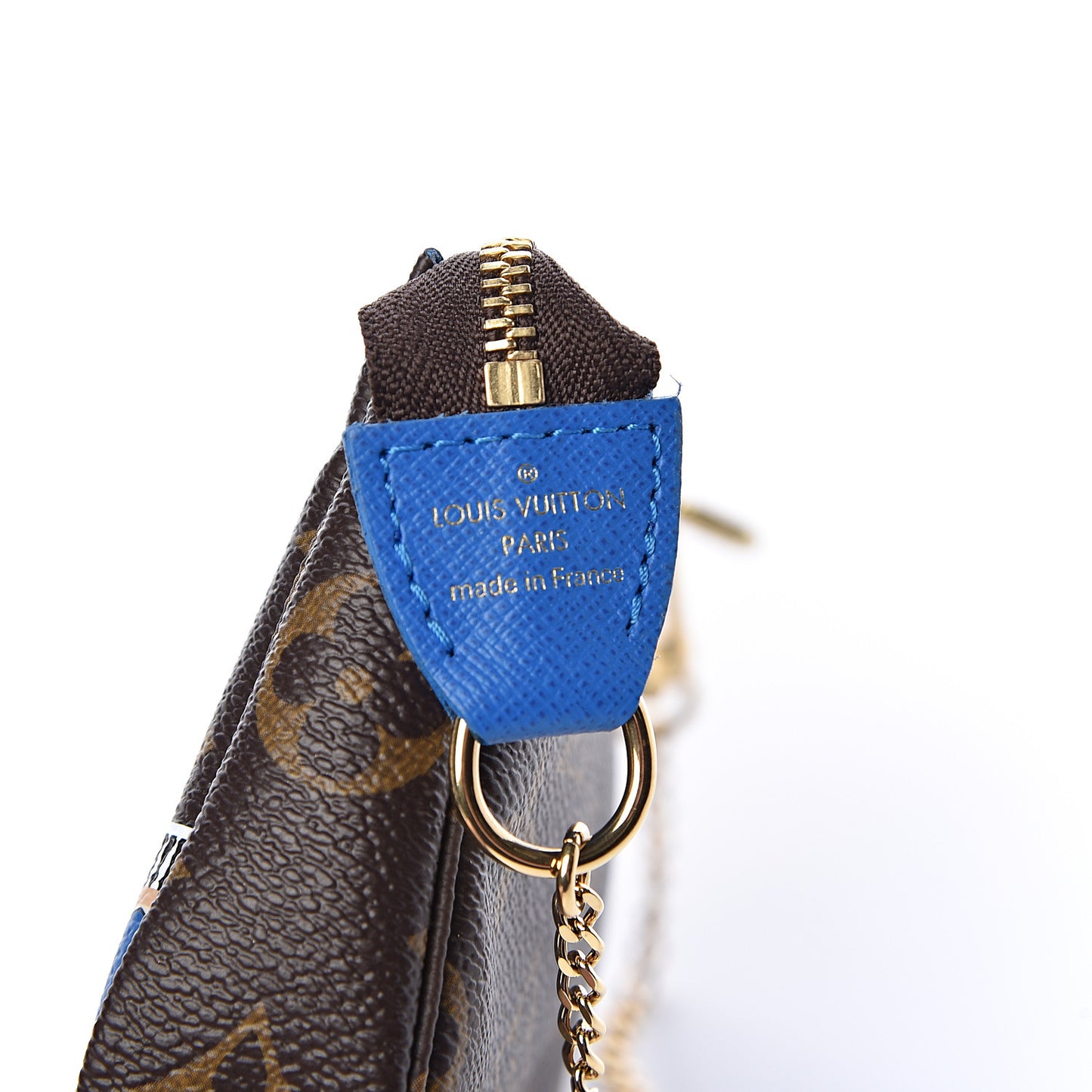 Monogram 2019 Christmas Animation Mini Venice Pochette Accessories Blue