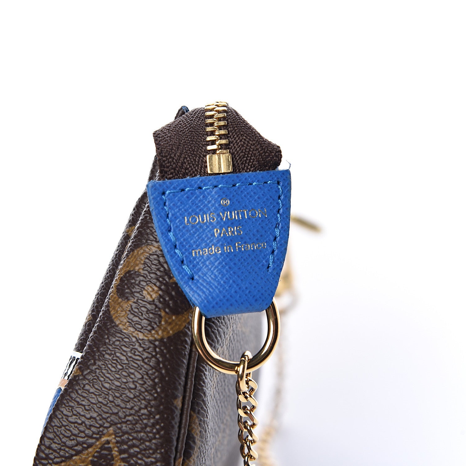 Louis Vuitton Monogram 2019 Christmas Animation Mini Venice Pochette Accessories Blue 6 of 7
