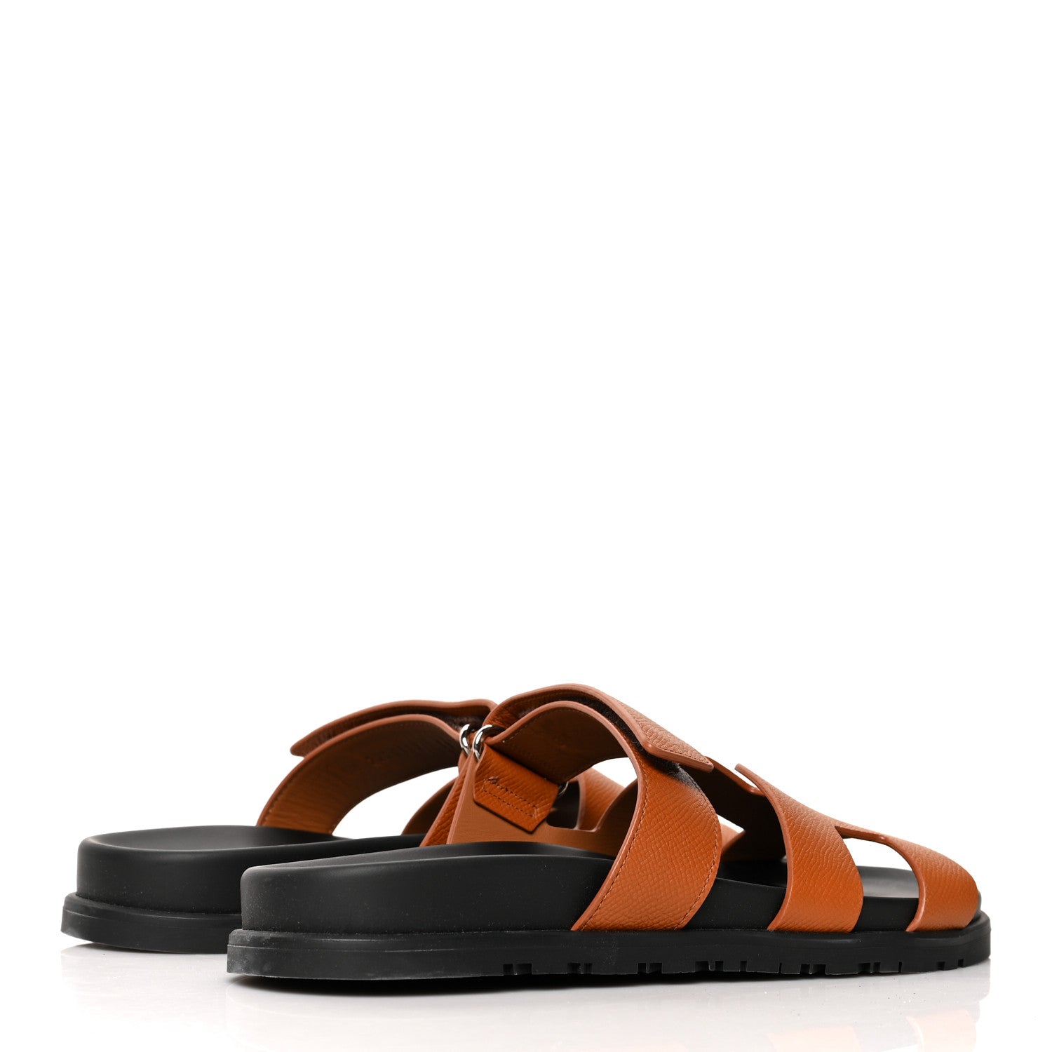 Hermes Epsom Womens Chypre Sandals 39 Natural 4 of 7