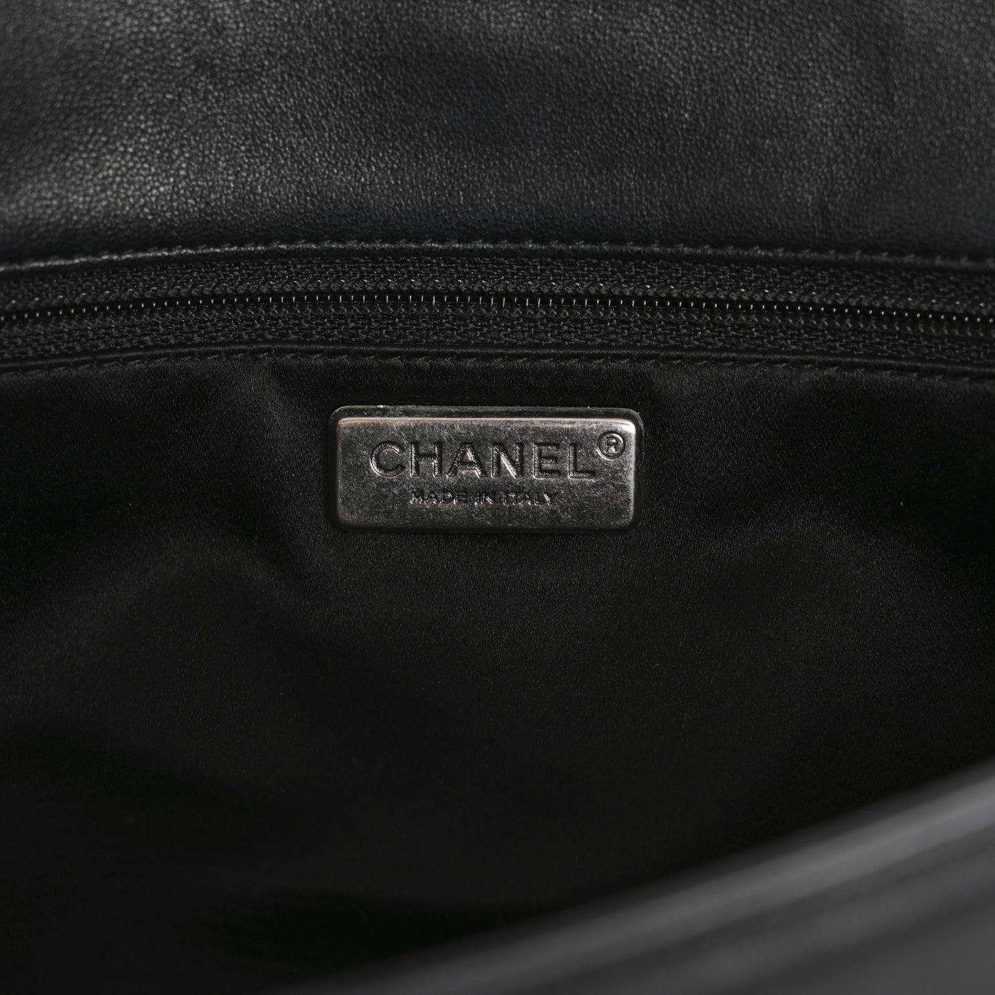 Lambskin Quilted Evening Clutch Black