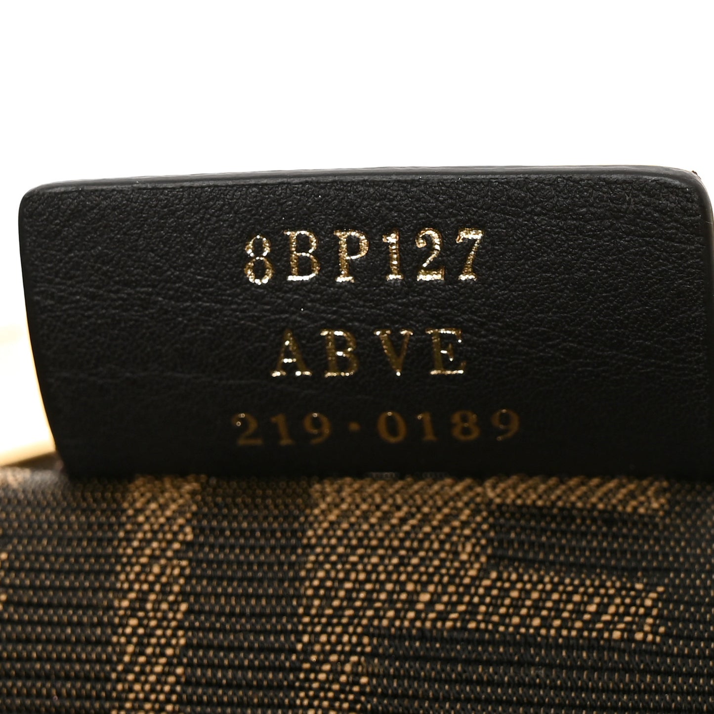 Shiny Nappa Medium Fendi First Caramello
